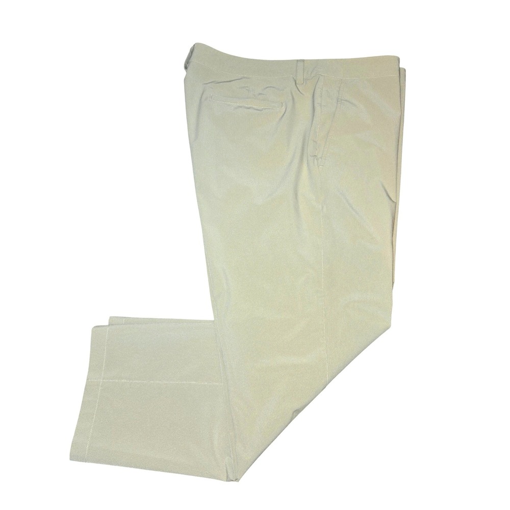 Vineyard Vines On-The-Go‎ Pants Men's 38x28 HEMMED Khaki Tan Performance Stretch